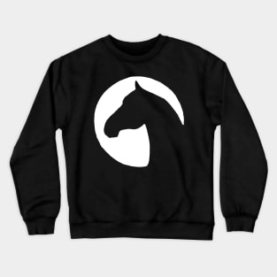horse silhouette Crewneck Sweatshirt